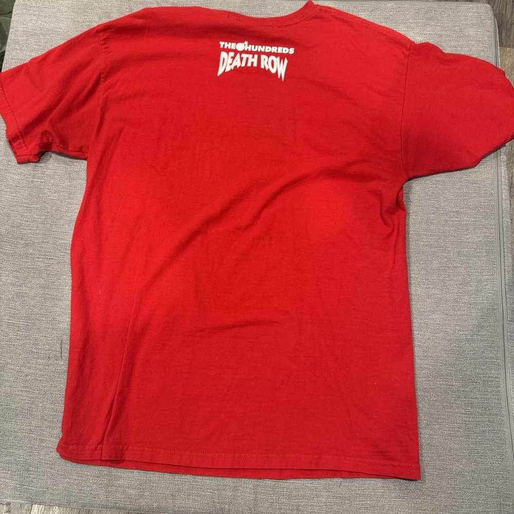 Death Row The Hundreds Graphic Rap Tee Shirt Mens Red Large - Picture 6 of 7